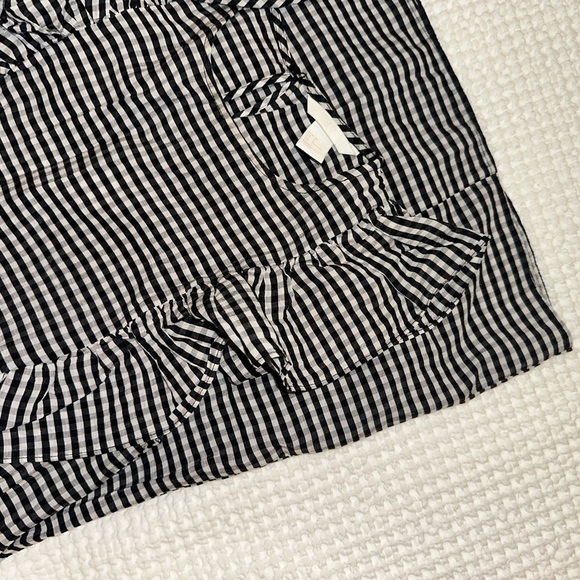 H&M Black and White Checkered Blouse - Picture 5 of 7